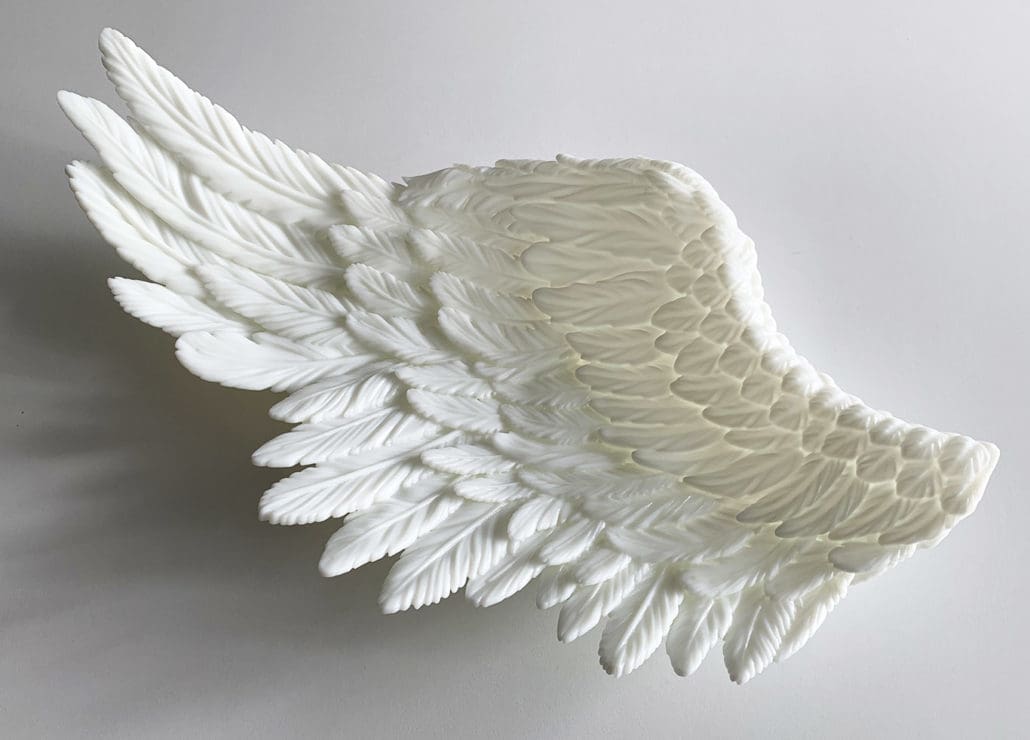 Industrial SLA 3D printed wings, 3D printing Dubai
