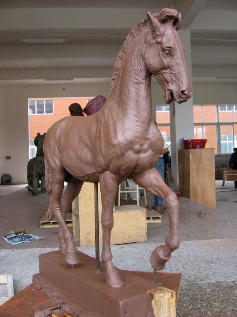 3D printed horse, 3D printing services in Dubai, UAE