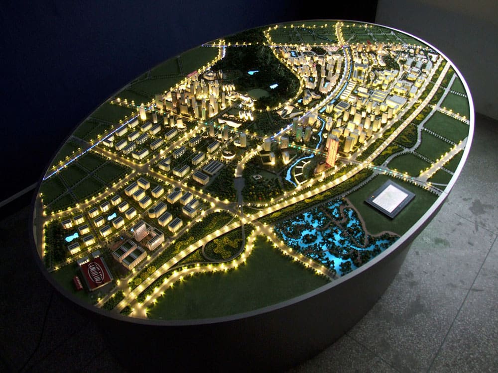 Master plan, architectural scale model making in dubai