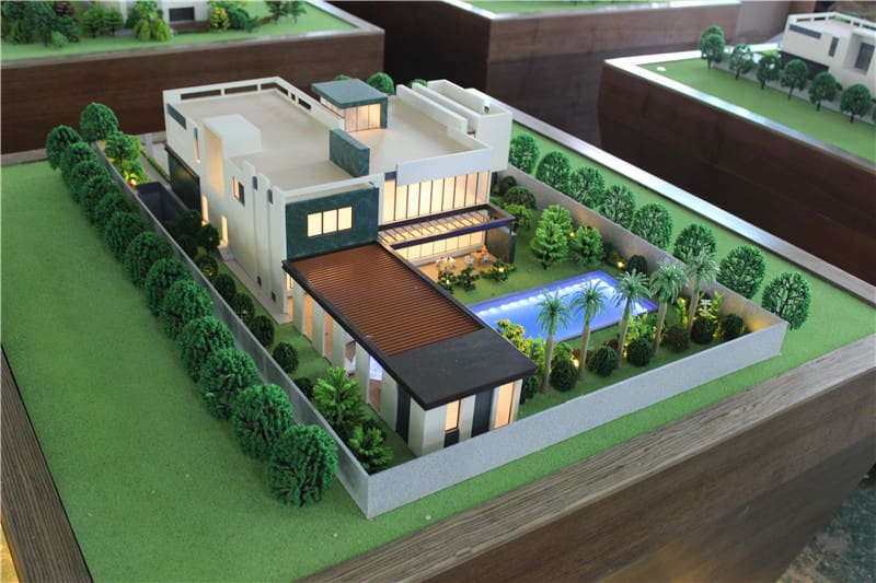 Villa architectural scale model, model making services in Dubai