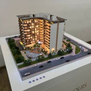 Architectural model of Marquis building