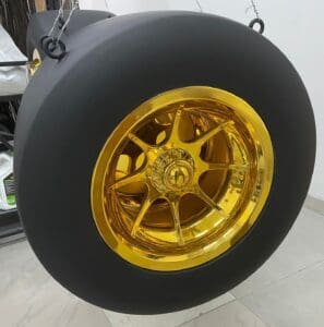 3d printed real size f1 car tire in dubai