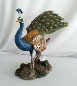 3D Printed peacock in Dubai