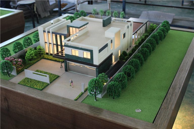 Architectural scale villa model making dubai