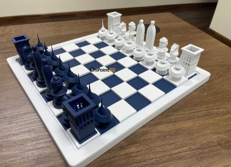 3D printed chessboard in dubai