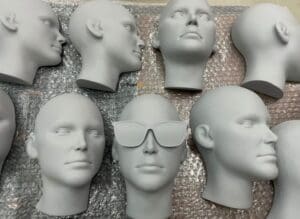 3D Printed Mannequin Head