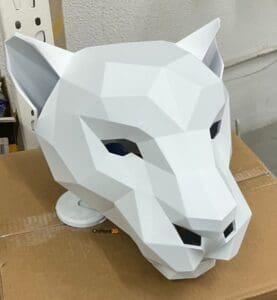3d printed lion mask