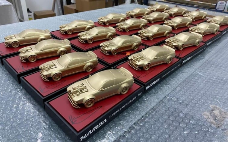 3d printed car trophy dubai