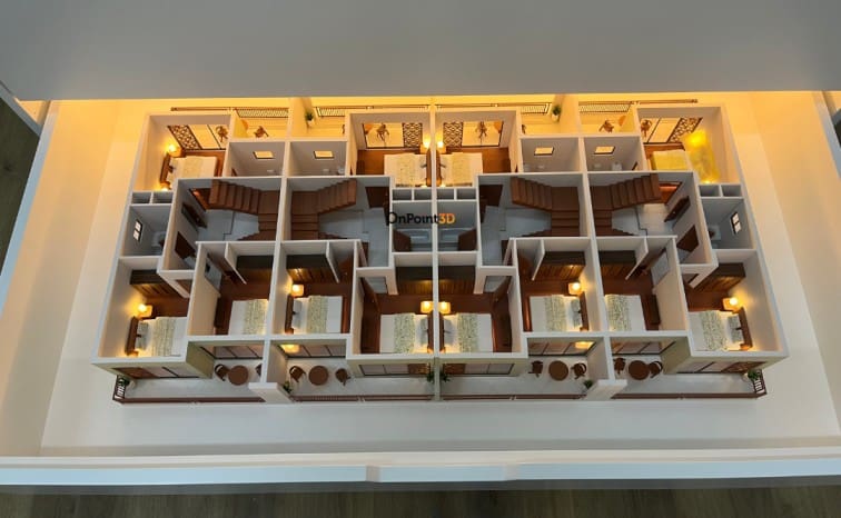 interior vila scale model making dubai