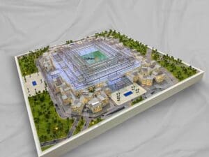 Jeddah Central Stadium | architectural model maker dubai