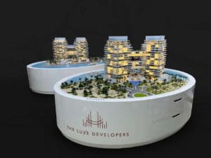 Oceano building architectural model making by on point 3d