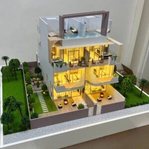 Architectural model of villa in dubai by On Point 3D